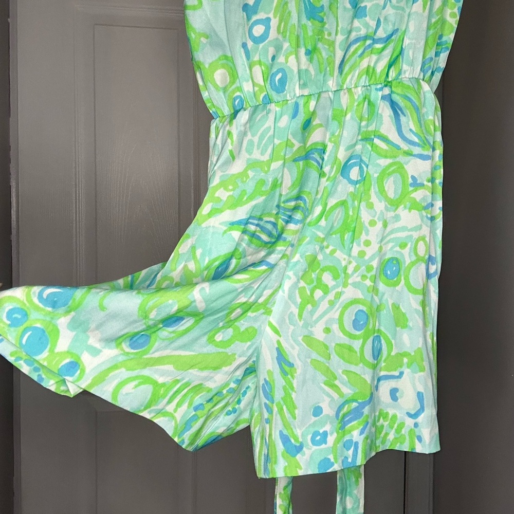 Lilly Pulitzer Any Fins Possible Deanna Romper XS - Picture 6 of 8